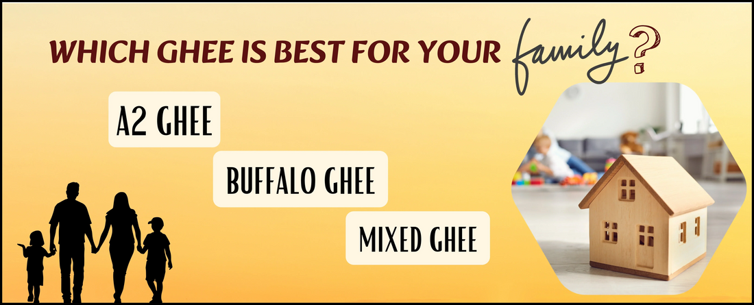 Which Ghee is Best for Your Family: A2, Buffalo, or Mixed?