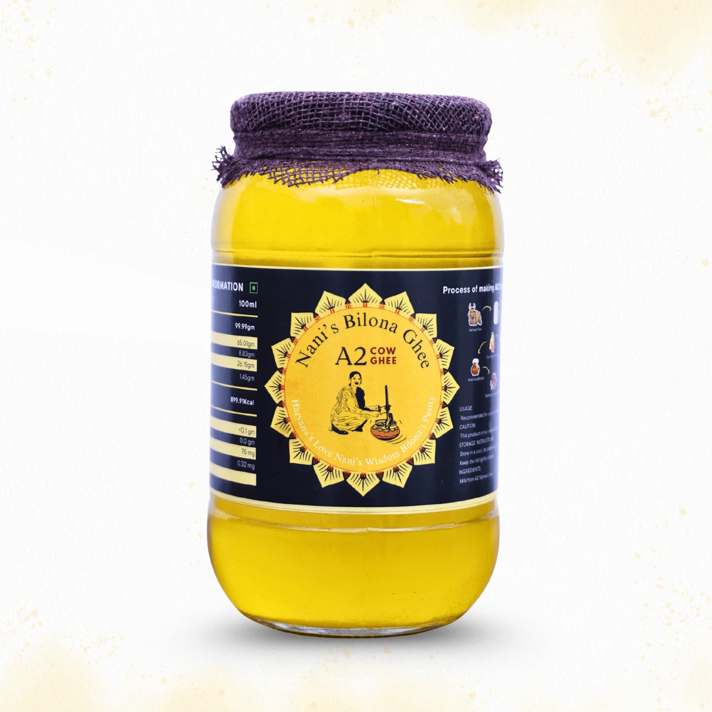 A2 Organic Cow Ghee | Ayurvedic bilona method | Desi Sahiwal Cow