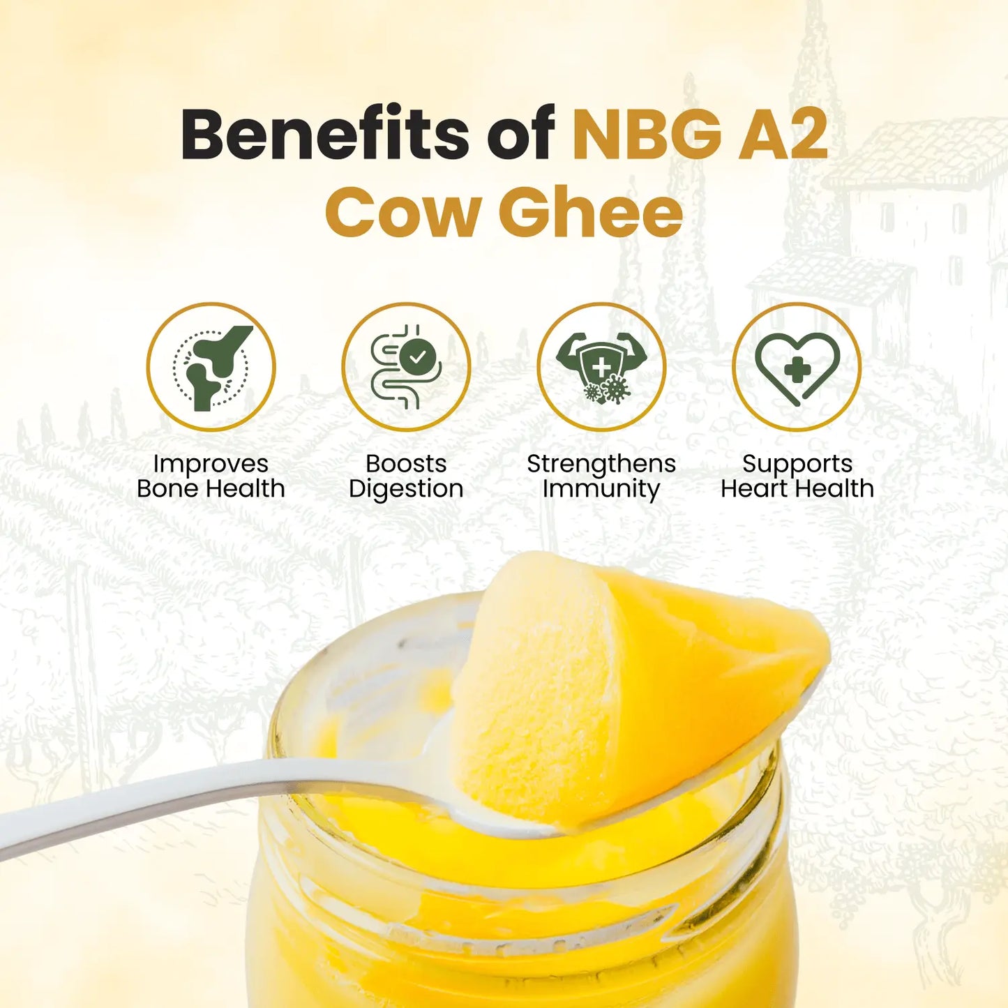 A2 Organic Cow Ghee | Ayurvedic bilona method | Desi Sahiwal Cow