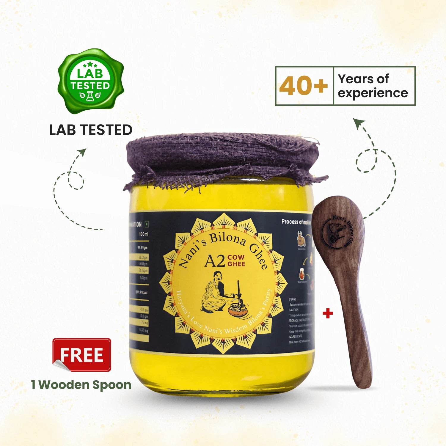 A2 Organic Cow Ghee | Ayurvedic bilona method | Desi Sahiwal Cow